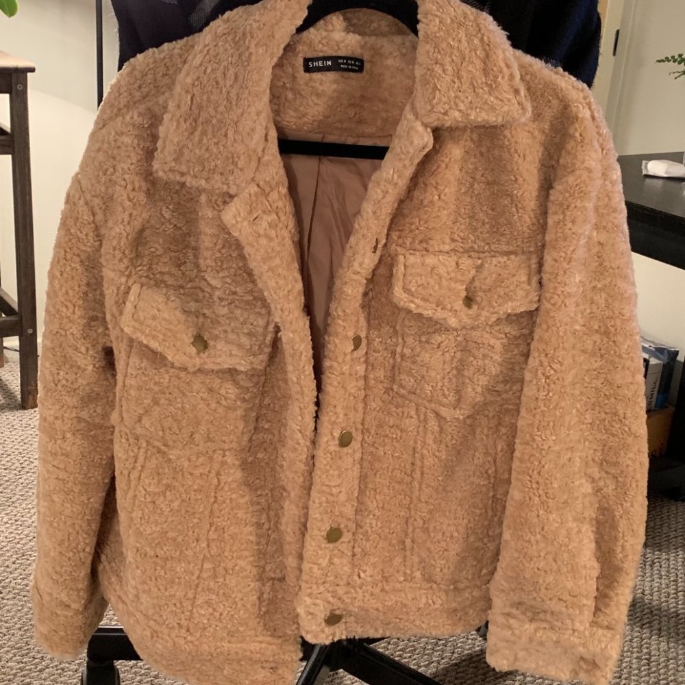 Beige Shacket